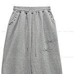 Glint Brushed Fleece Studded Training Pants