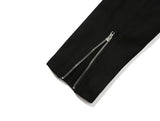 PIPING WOOL BIKER JACKET