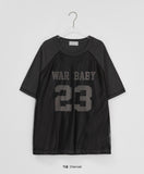 [Unisex] Neilto Color Matching Mesh Over Short Sleeve Tee