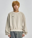 Vintage Panel Cropped Sweatshirt