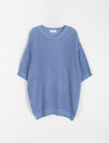 [unisex] Curl net over short sleeve knit