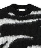 Snake Mohair Round Knit