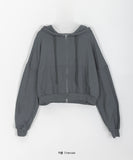 Muguro 2-way color hood zip-up