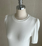 Rebeulri Round Shirring T-Shirt