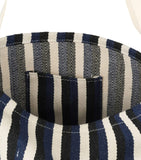 Penan striped shoulder bag