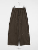 [unisex] Paconi banding rivet carpender pants