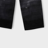 Fiction paint washing denim pants