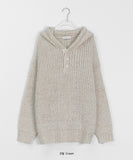 [unisex] Kiroi Bokashi Over Hood Knit