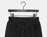 Apol Dot Frill Tiered Long Skirt