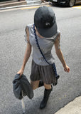 LINEN STRIPE SHORTS