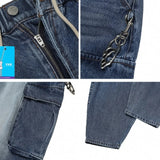 Levin Keyring Cargo Denim Pants