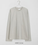 [unisex] Charing Side Slit Over Long Sleeve Tee