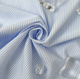 Summer Color Matching Stripe Banding Wide Pants