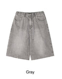 Pino Washed Banding Bermuda Pants