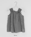 Caramin Frill Layered Sleeveless Bustier Blouse