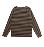 [SET] STRIPE SLEEVE T/SCARF