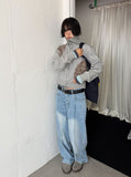 FLOWER PANEL HIGH-NECK JUMPER