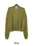 Repel see-through round cardigan
