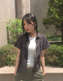 [MADE] Canon Vintage Stripe Short Sleeve Shirt