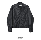 Fez Vintage Washing Leather Jacket