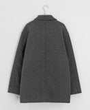 Flky Collar Quilted Half Coat
