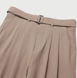 Cooling Belted Two-Tuck Slacks