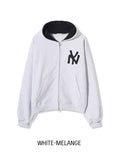 NY Applique Crop Hood Zip-Up