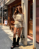 Wrinkle Side Rivet Shorts