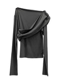 Raz Drape One Shoulder Tee