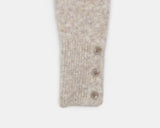 Rudan lip-neck button knit
