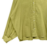 [LAN ARCHIVE] Big collar balloon linen shirt