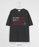 [unisex] Shihiru Printing Over Short Sleeve Tee