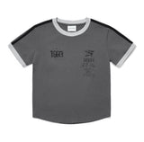 93 Track Crop Ringer T-Shirt