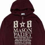 Patek Waffle Print Hood Zip-Up