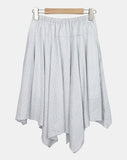 Badin Check Banding Midi Skirt