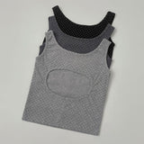 Dot Ribbon String Layered Unique Sleeveless