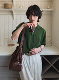 Kepio Linen Collar Half Knit