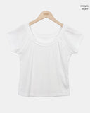 Point One Off-shoulder Short Sleeve T-shirt