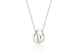 Plump Twist Silver Necklace