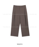 f/w depth one tuck wide slacks