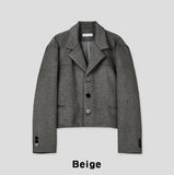 Comel wool crop blazer