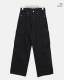 Felik Multi-Pocket Cargo Wide Pants