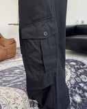 Rotten Pintuck Cargo Banding Pants