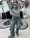 Herique Rivet Cargo Denim Pants