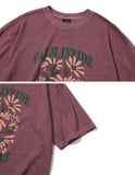 Peace Flower Pigment Short Sleeve T-Shirt