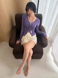 (summer ver.) TWIST BUTTON CARDIGAN