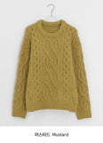 Henble Wool Cable Round Knit