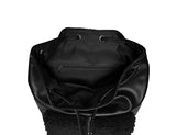 Krong Fleece Leather Mini Backpack