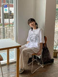[BAONHAUS] Rebaca Stripe Banding Wide Pants