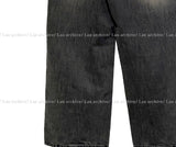 Vintage destroyed denim